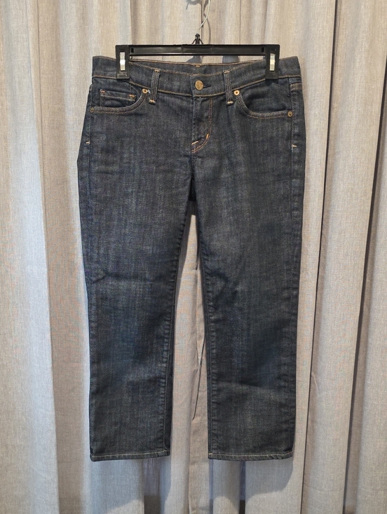 Citizens Of Humanity Denim - Citizens Of Humanity Kelly #063 Dark Blue Low Waist Stretch Cropped Jeans